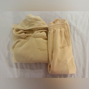COMFRT Yellow Hoodie and Sweatpants Set